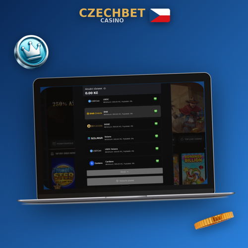 Czechbet Casino pro PC — desktopová aplikace s lobby plnou slotů a live casino sekcí
