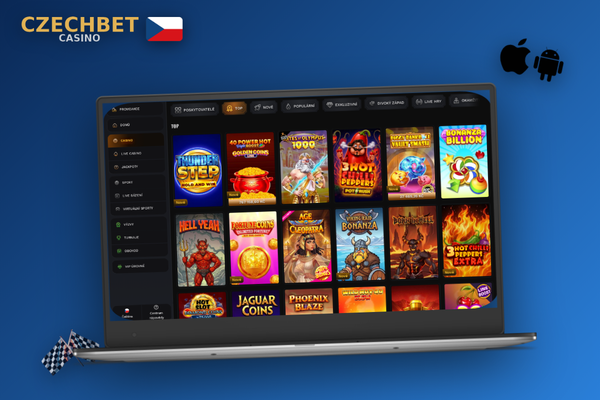 QR kód na stránce Czechbet Casino pro rychlé stažení mobilní verze do telefonu